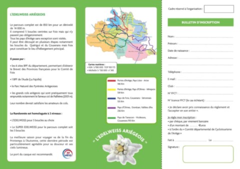 edelweiss carte de route
